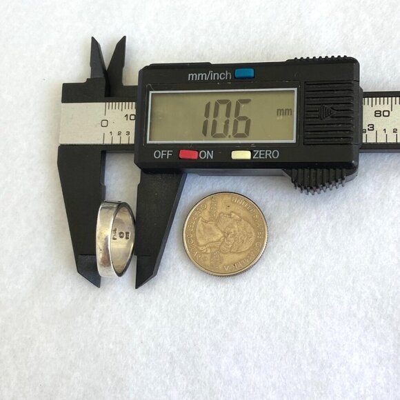 Sterling Silver 925 Signed PSCL Peter Stone Celtic Spiral Knot Band Ring Sz 7 - Picture 15 of 16